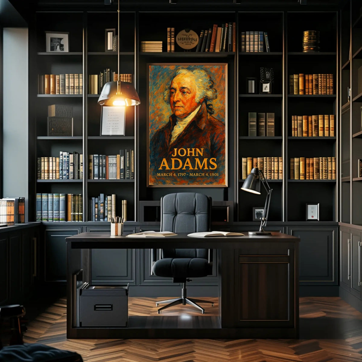 John Adams 2Nd President Poster