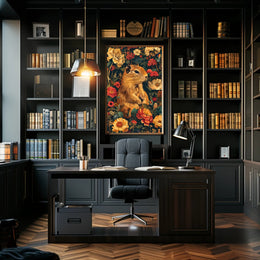 Charming Woodland Chipmunk Animal Poster