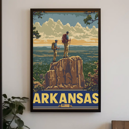 Vintage Poster Arkansas Hikers