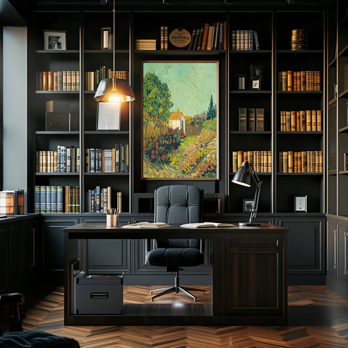 Vibrant Garden Landscape Poster