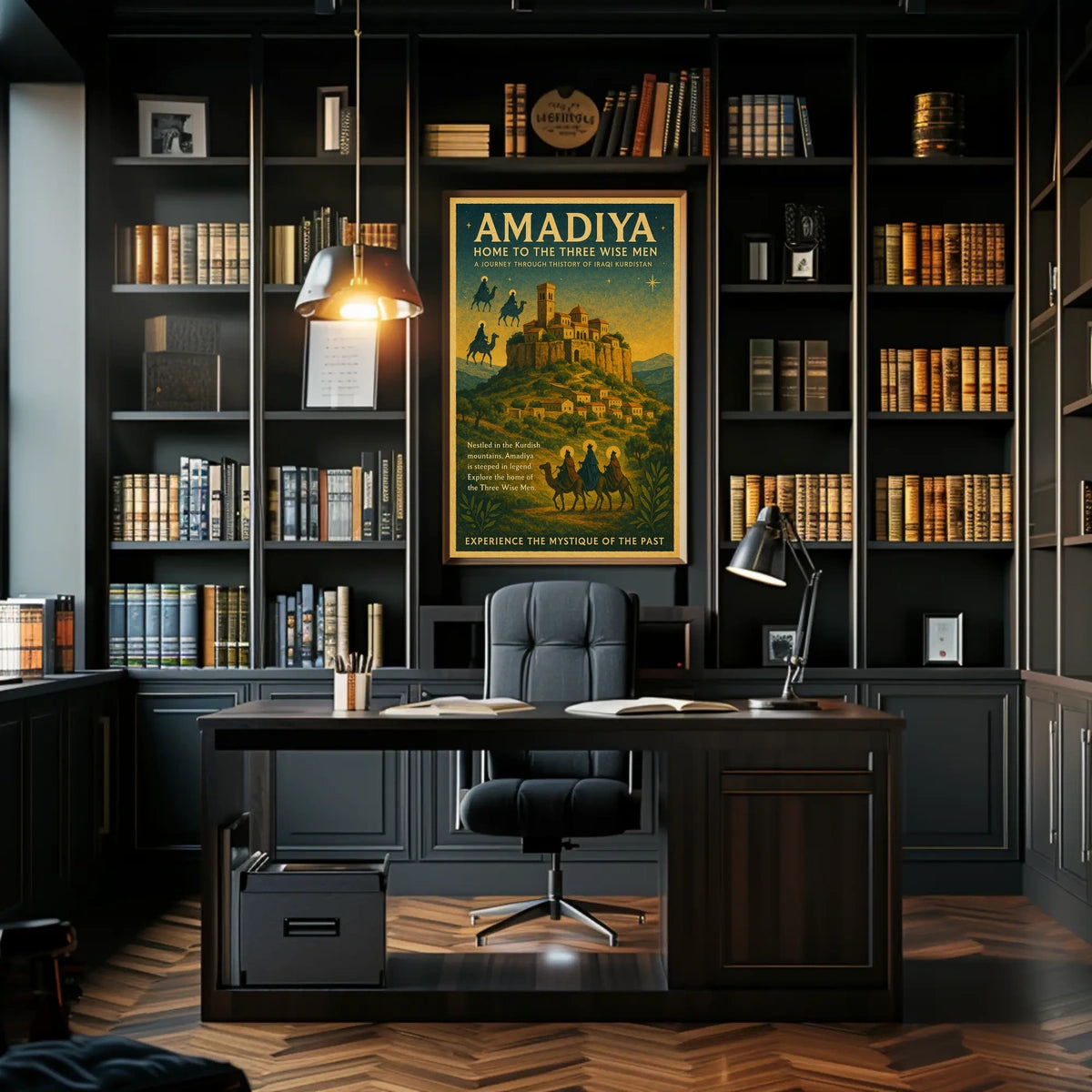 Amadiya Home to the Three Wise Men Poster