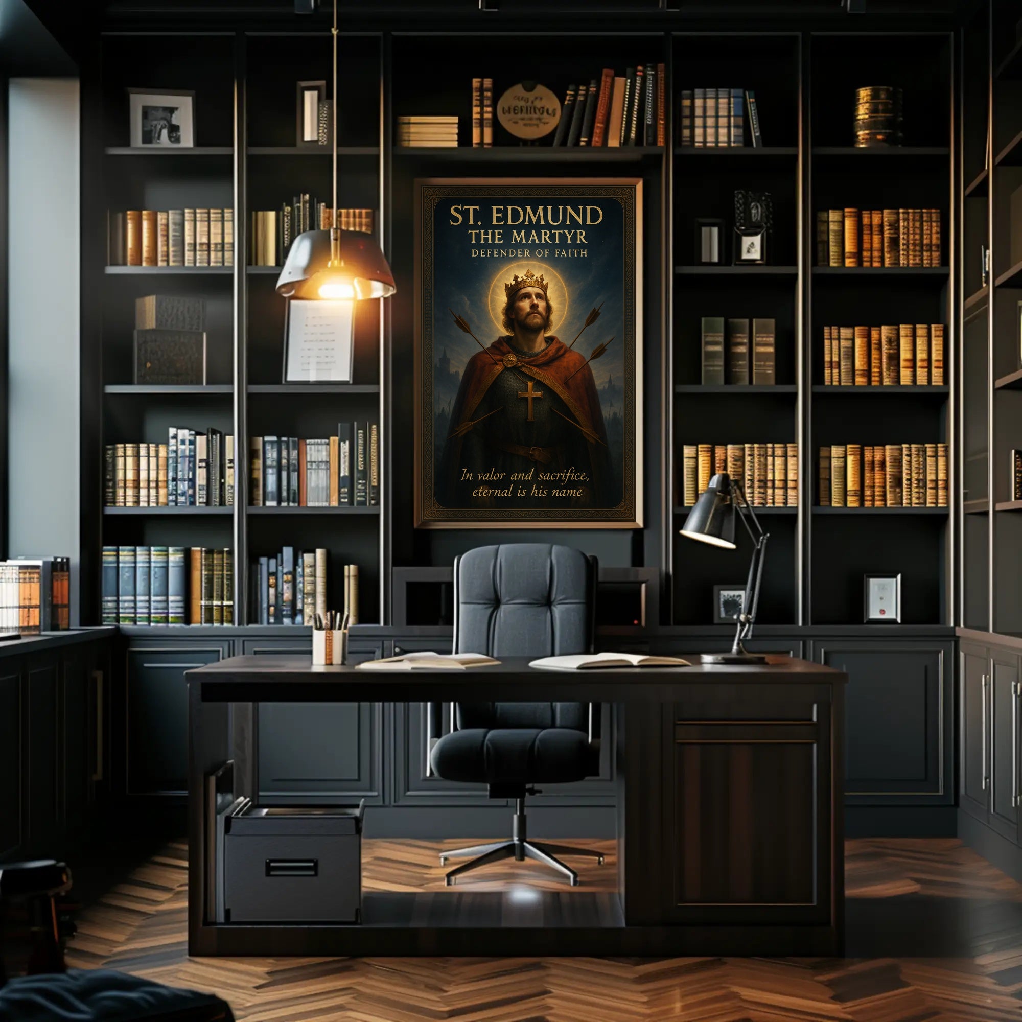 St. Edmund the Martyr Poster PosterGoat