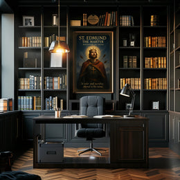 St. Edmund the Martyr Poster PosterGoat