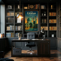 Esfahan Where HeavenS Geometry Meets Poster
