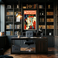 Vintage Magic Show Poster with Mysterious Supernatural Theme Poster