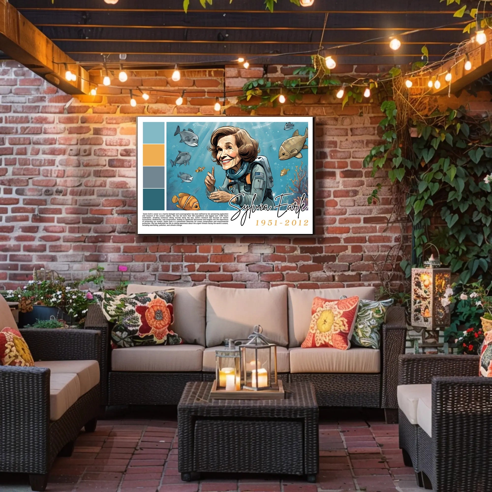 Sylvia Earle: Advocate for the Oceans Poster