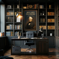 Millard Fillmore Bust: Historical or Presidential Poster PosterGoat