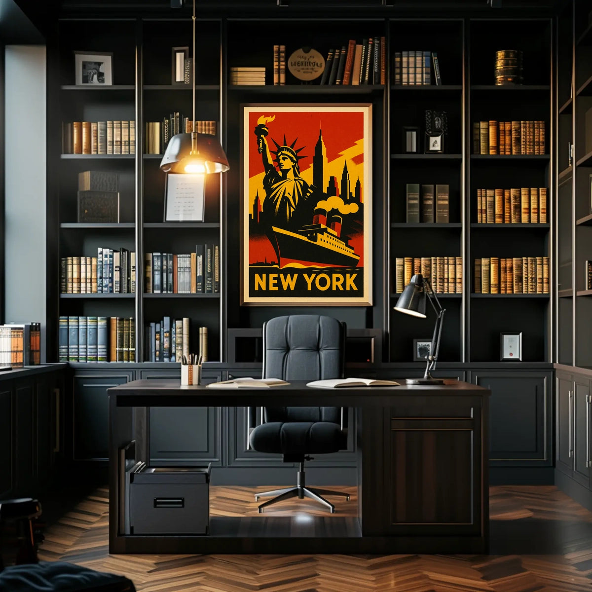 New York City Iconic Landmarks Poster