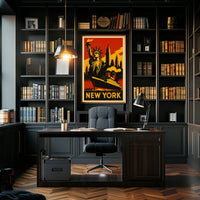 New York City Iconic Landmarks Poster