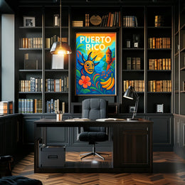 Vibrant Puerto Rico Poster