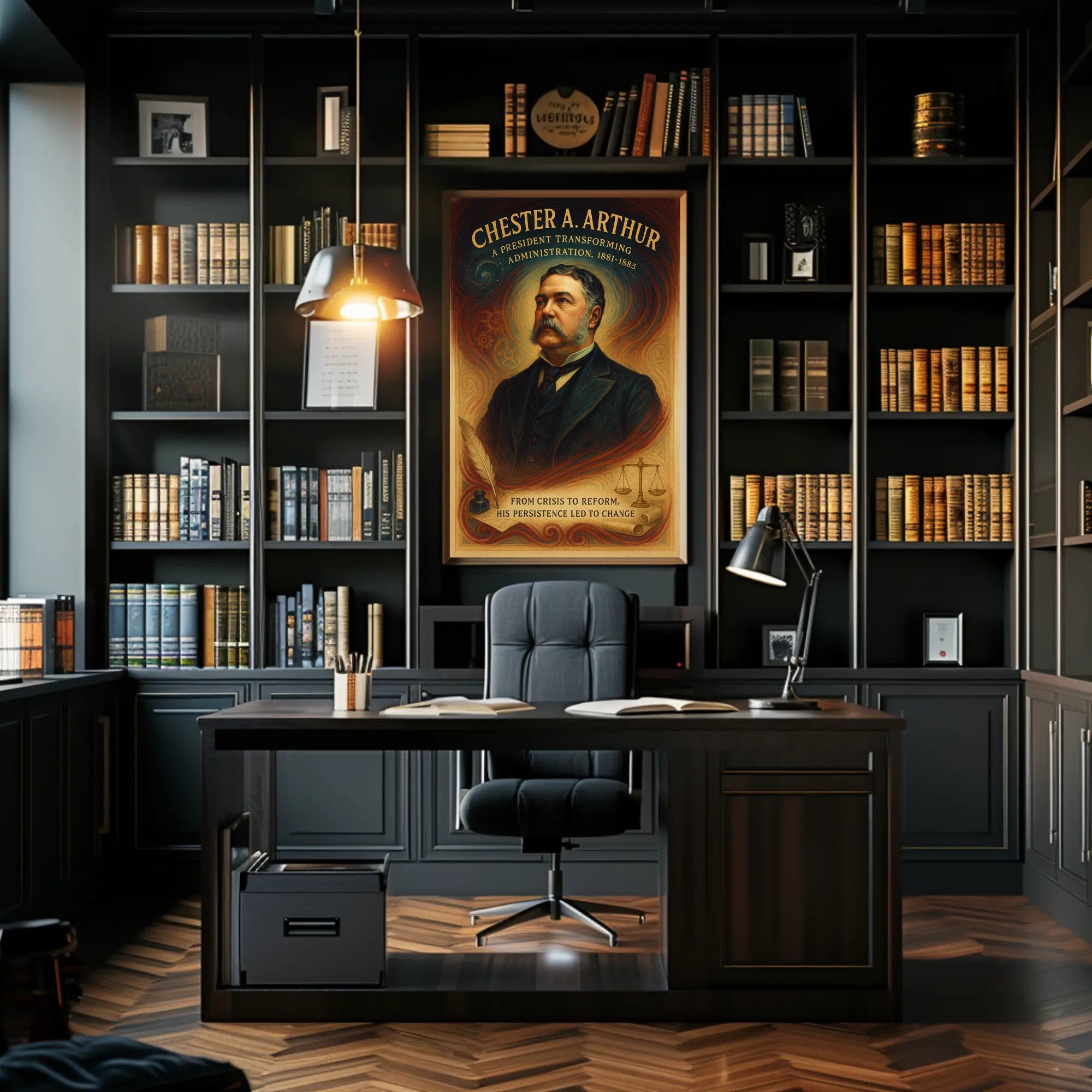 Chester A. Arthur A President Transforming Administration Poster PosterGoat