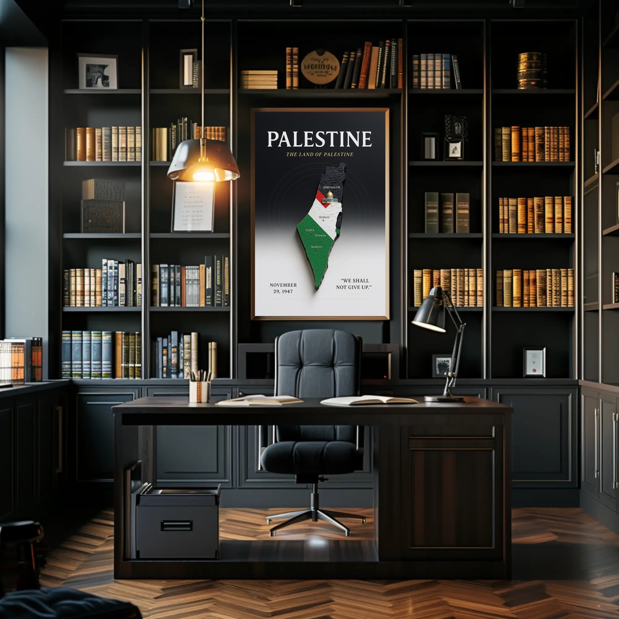 The Land of Palestine Poster PosterGoat