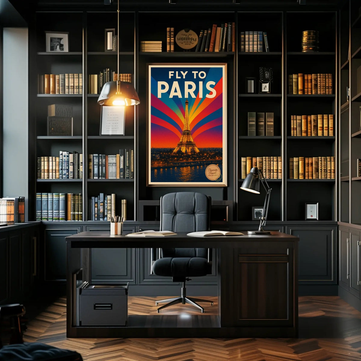 Fly To Paris Poster