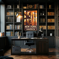 New York The City That Builds America Poster PosterGoat
