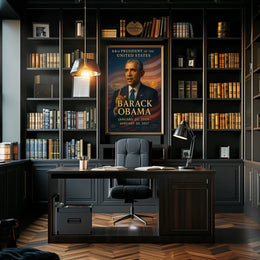 Barack Obama Patriotic Art Print Historical or Presidential Poster