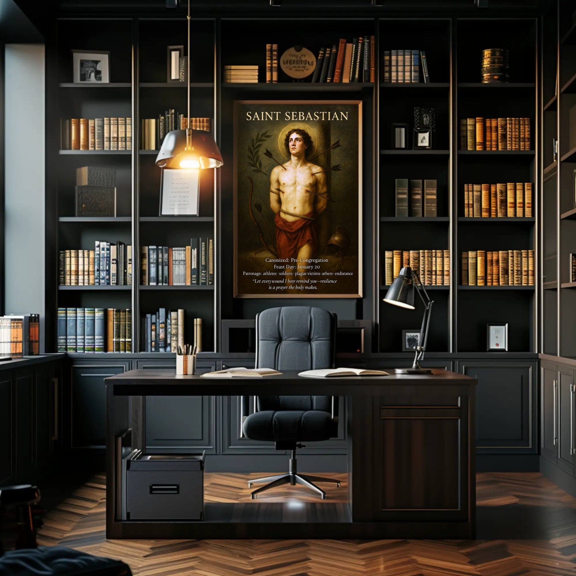 Saint Sebastian Patron of Resilience Poster PosterGoat
