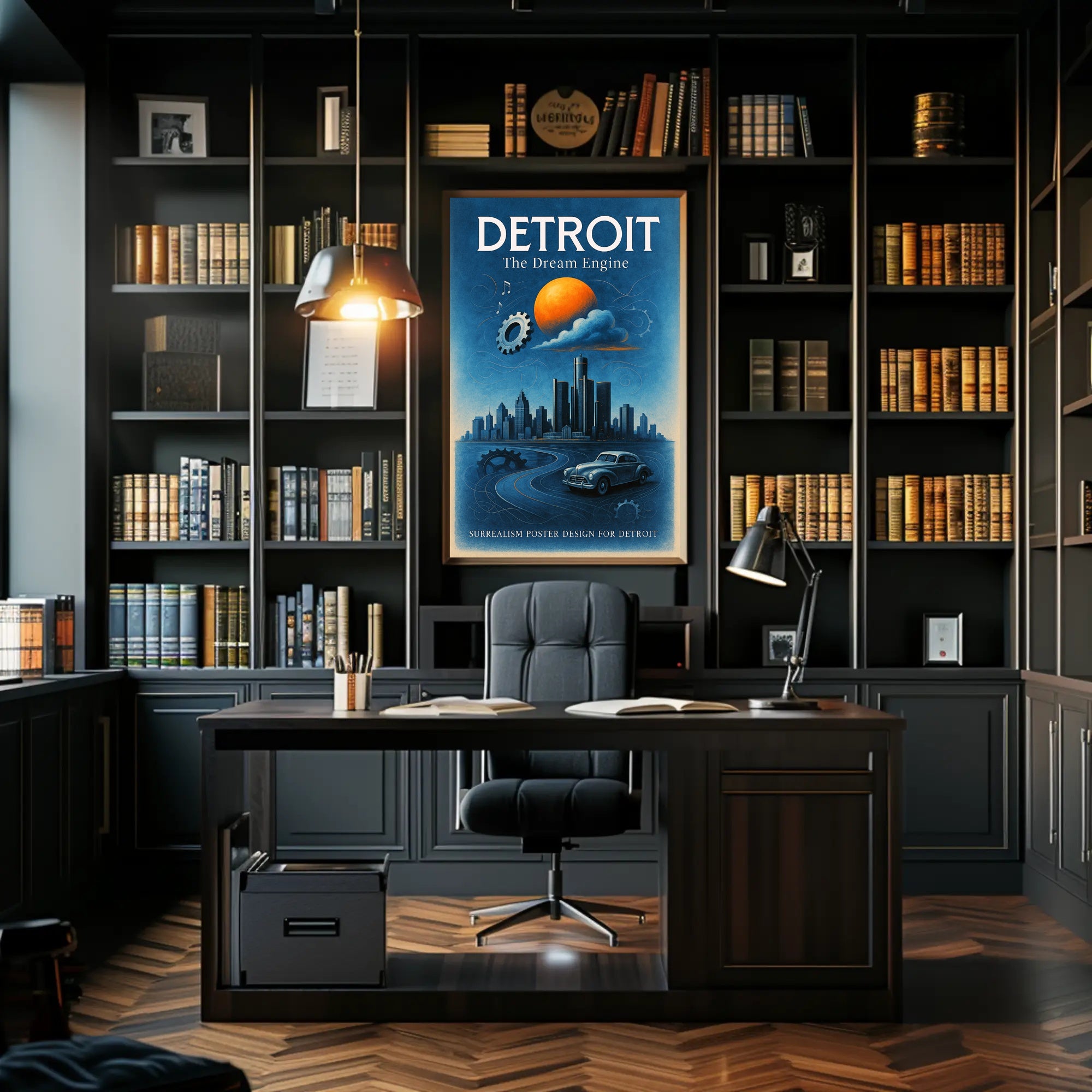 Detroit The Dream Engine Poster