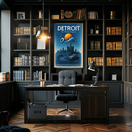 Detroit The Dream Engine Poster