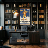 Winter Pleasures In Villars-Bretaye Poster