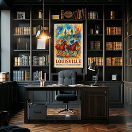 Louisville Birthplace of the Kentucky Derby Poster