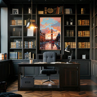 London At Dusk Poster PosterGoat