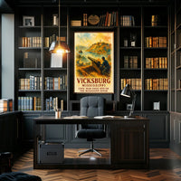 Vicksburg Civil War Siege Poster