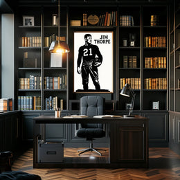 Jim Thorpe Legendary Athlete Poster
