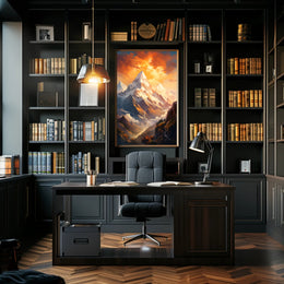 Majestic Mountain Landscape Poster