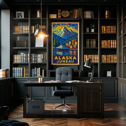 Alaska Juneau Travel Poster