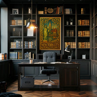 New York City Iconic Urban Art Poster Vintage Wall Art