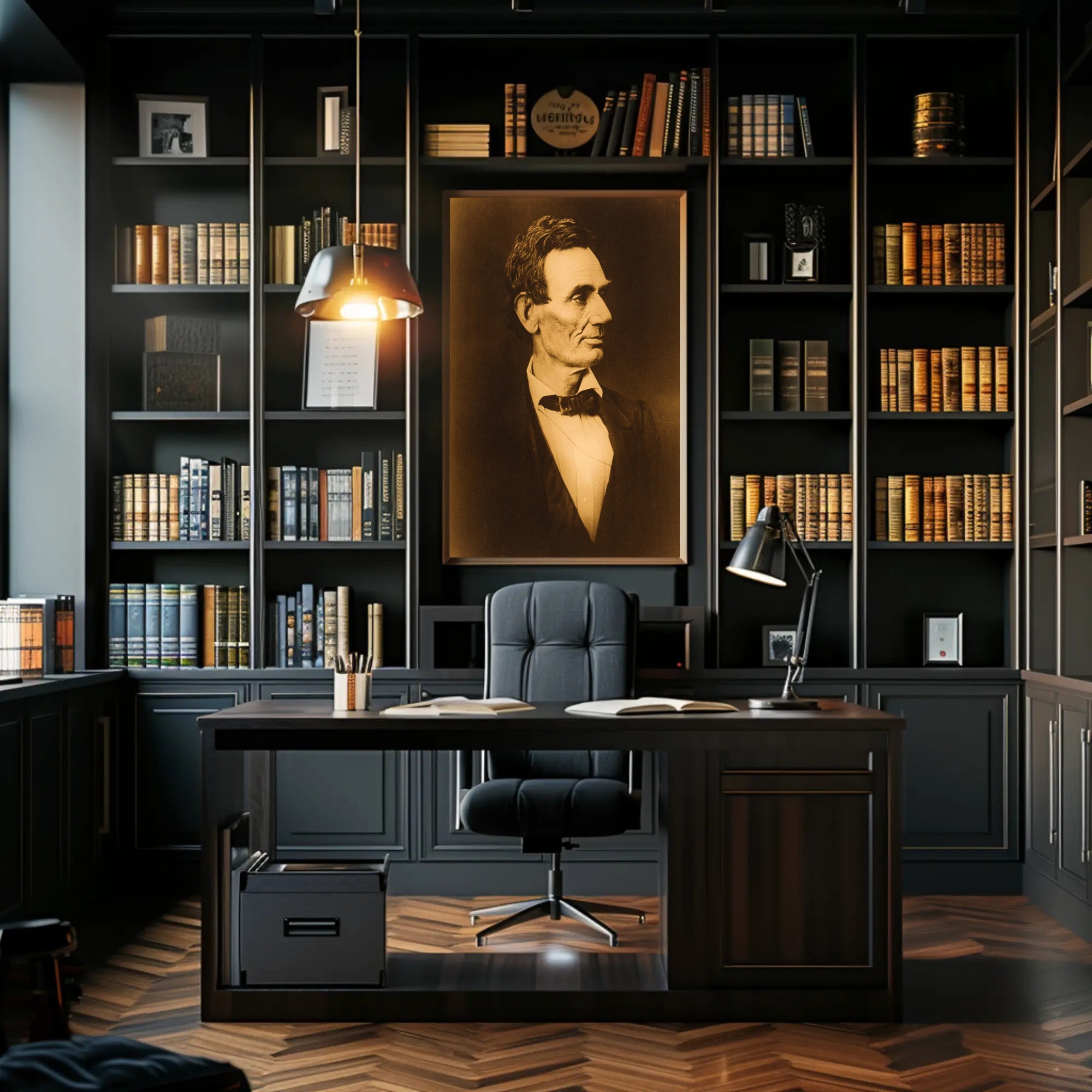 Abraham Lincoln Crossed Arms Poster Wall Art Decor PosterGoat