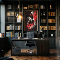 Warrior On Horseback Poster