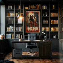 Boston Heritage Art Deco Collectors Poster