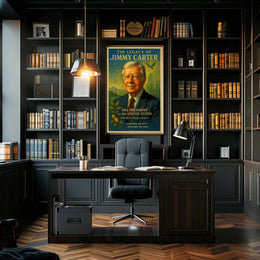 Jimmy Carter 39th President Wall Art Print PosterGoat