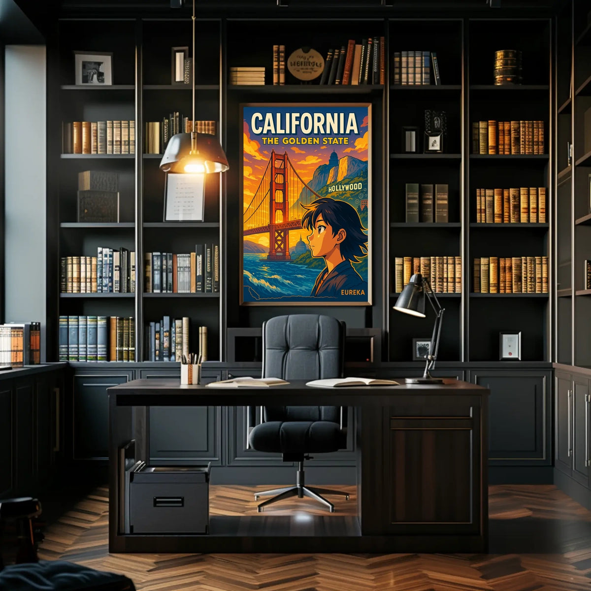 California The Golden State Poster