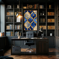 Ornate Geometric Luxury Wall Art Poster - Cultural Heritage