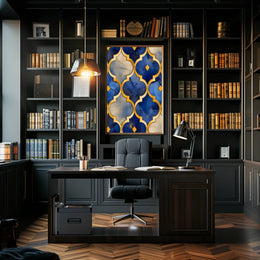 Ornate Geometric Luxury Wall Art Poster - Cultural Heritage