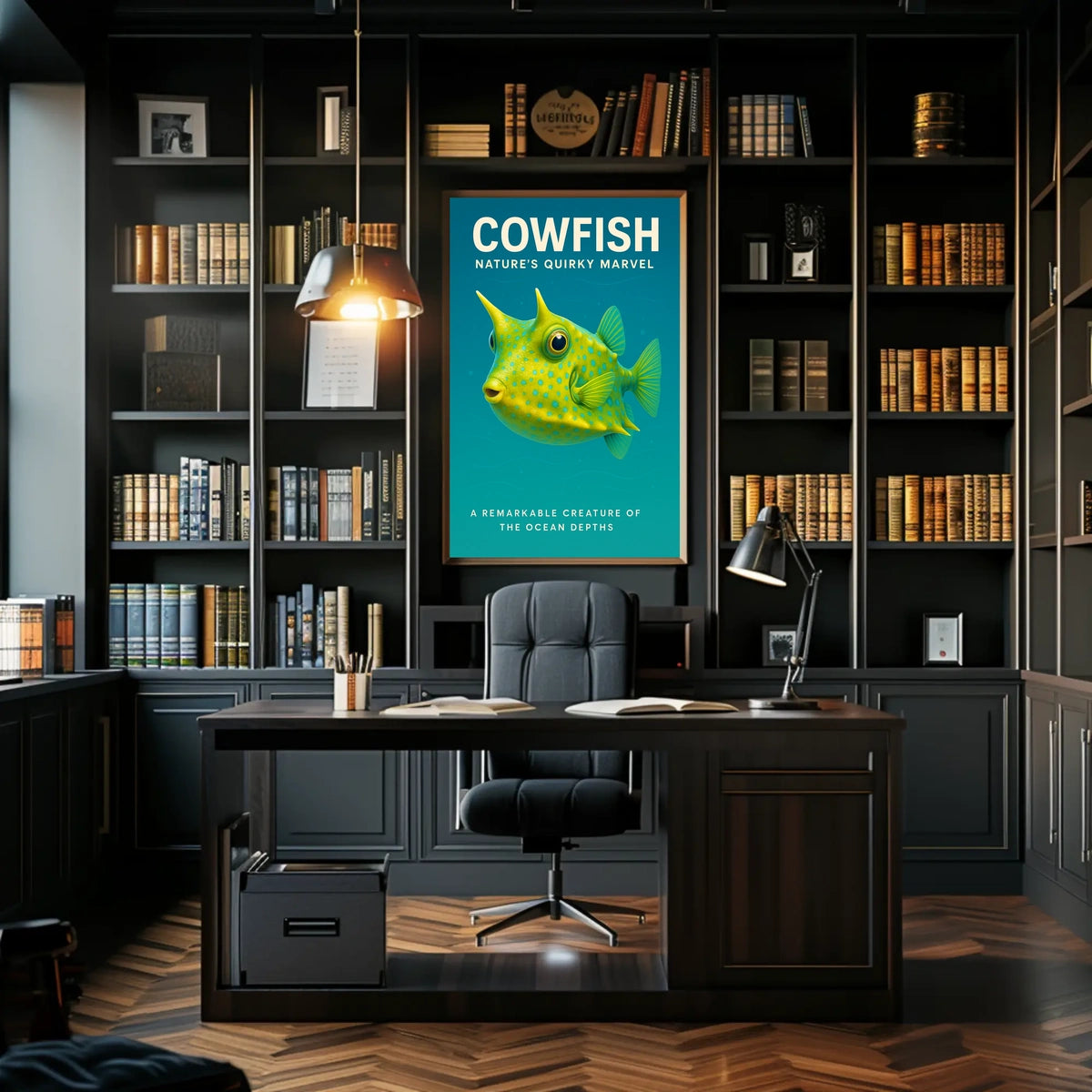 Cowfish NatureS Quirky Marvel Poster