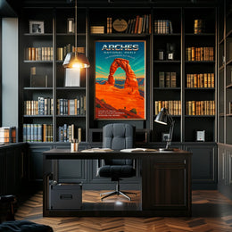 Discover The Arches An Otherworldly Poster