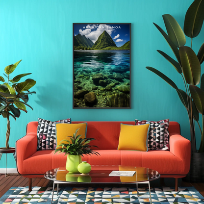 American Samoa National Park Travel Poster