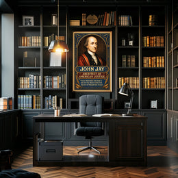 John Jay Architect of American Justice Poster PosterGoat