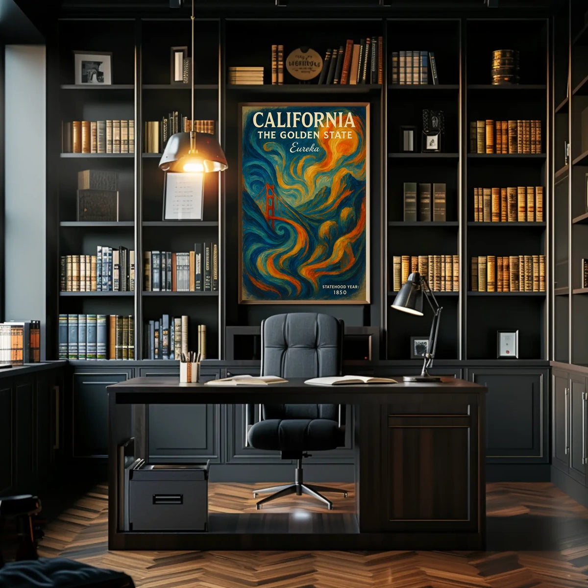 California The Golden State Poster