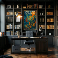 California The Golden State Poster