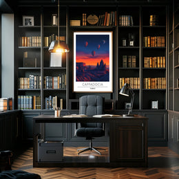 Cappadocia Adventure Hot Air Balloon Travel Poster