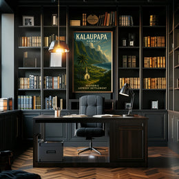 Kalaupapa Historic Leprosy Settlement Poster