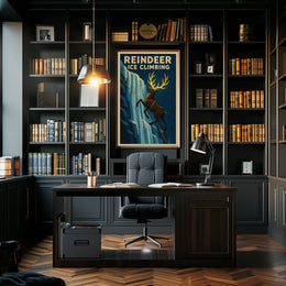 Reindeer Ice Climbing Adventure Poster