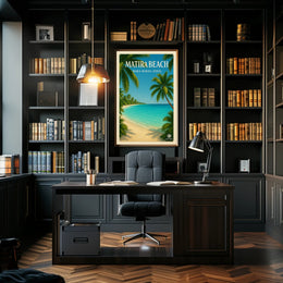 Tropical Paradise Getaway: Vintage Travel Poster PosterGoat