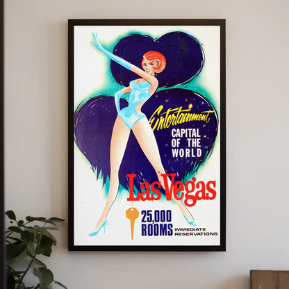 Las Vegas Entertainment Capital Vintage Poster