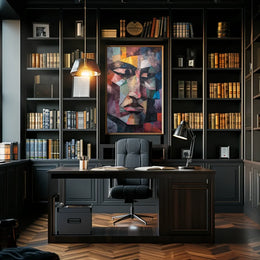 Modern Urban Landscape Art Poster