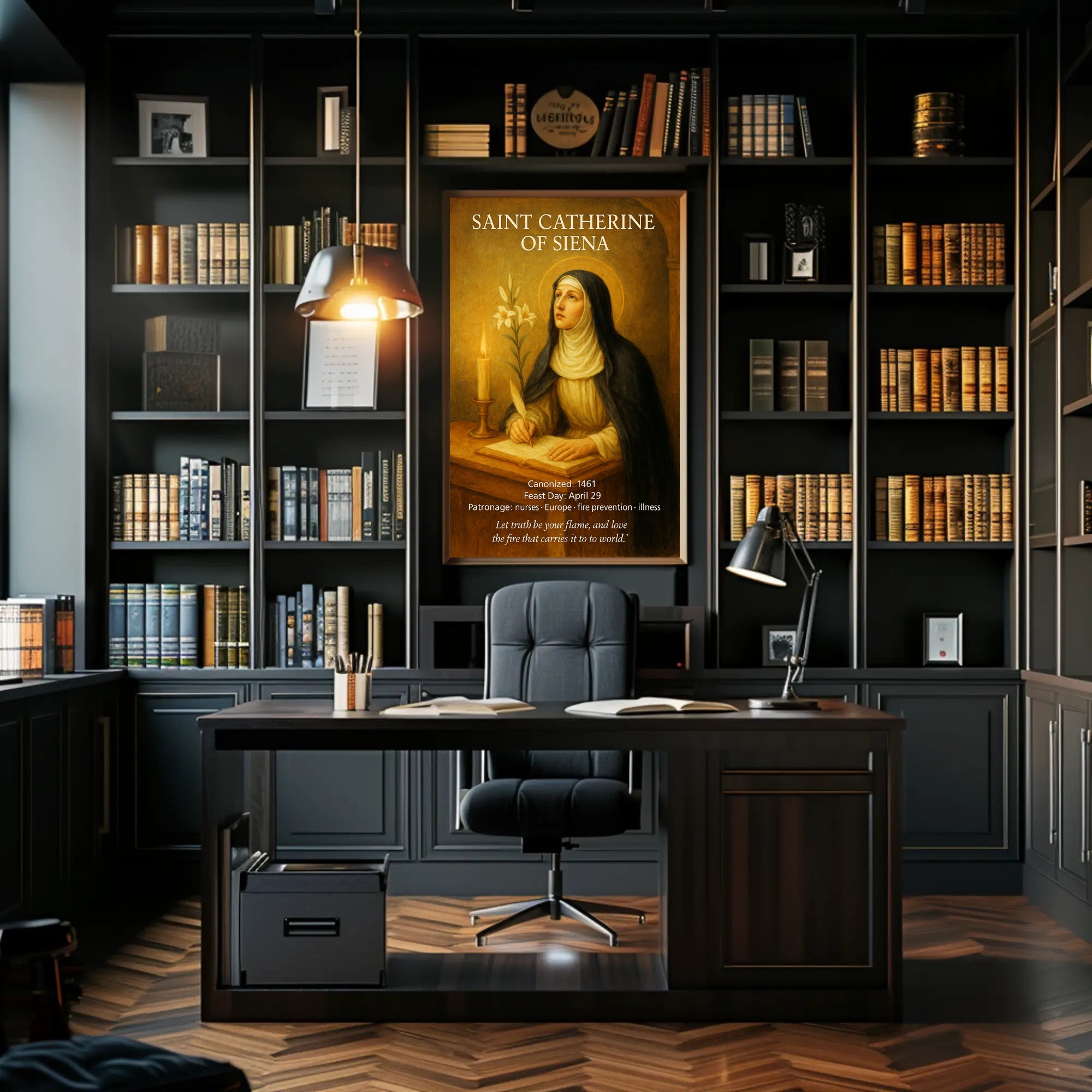 Saint Catherine of Siena Poster PosterGoat